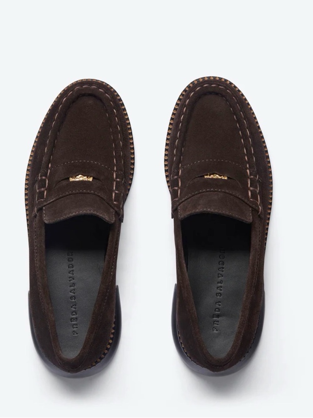 NEW Freda Salvador Suede Loafers